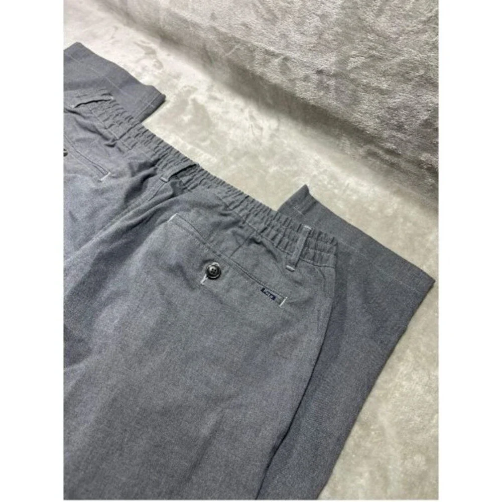 Polo Ralph Lauren Slim Fit Pants Men's XL Gray Stretch Tailored Trousers